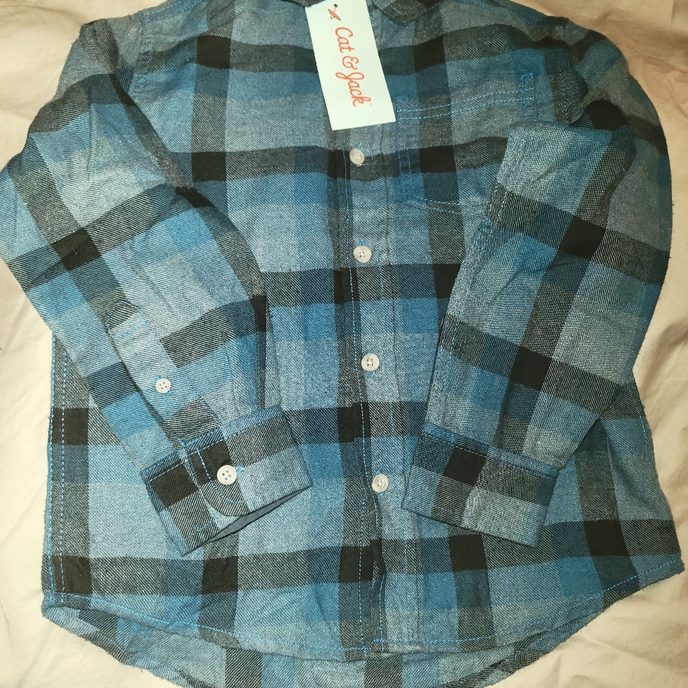 Children's Flannel Long Sleeve Shirts